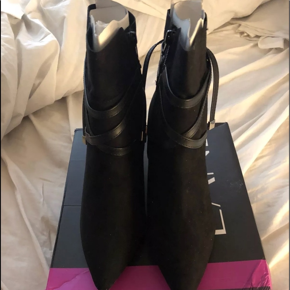 Lane Bryant strappy ankle boots new with box